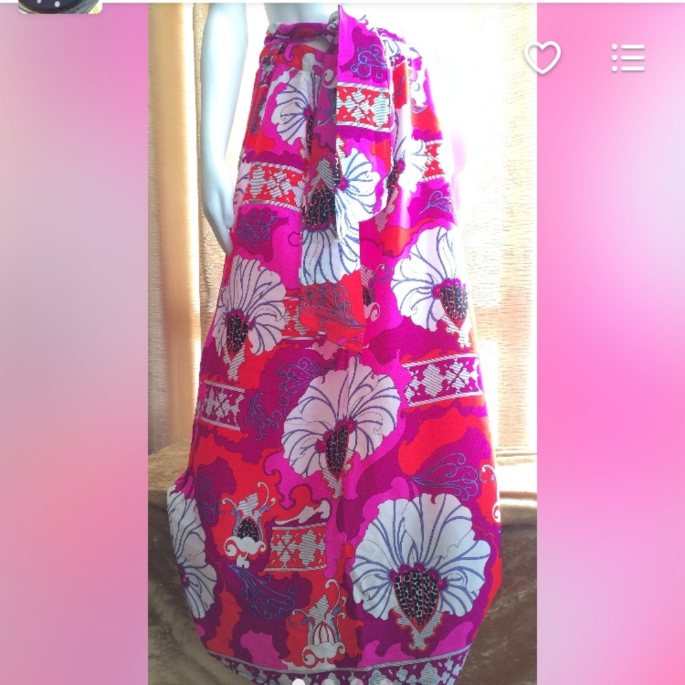 Alex Coleman Vintage Psychedelic Maxi Skirt